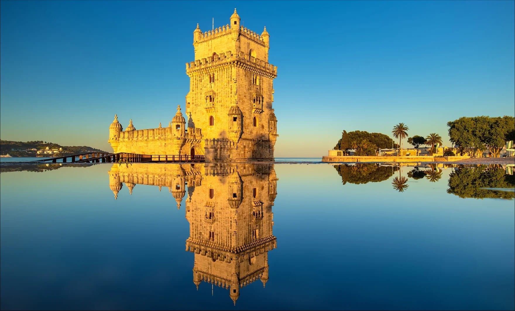 Vue de Lisbonne et la Tour de Belém